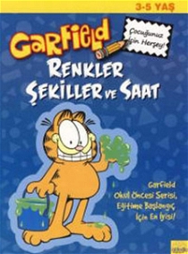 Garfield Renkler, Şekiller & Saat Boyama Ve Aktivite Kitabı