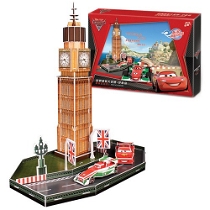 Cubic Fun Londra Cars 2 Dünya Grand Prix 3d Puzzle