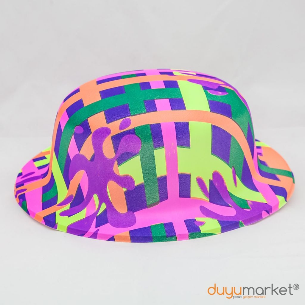 Renkli Plastik Parti Şapkası
