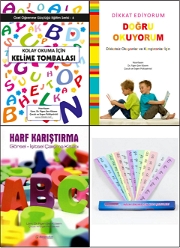 Okuma Yazma Seti (4 Adet Yayın) Disleksi Eğitim Materyalleri, Disleksi Seti
