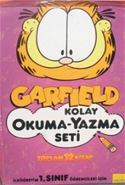 Garfield Kolay Okuma-Yazma Seti -El  Yazısı (12 Kitap) Yazı Geliştirme Araçları