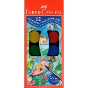 Faber Castell 12 Lüks Suluboya Boyalar ve Resim Malzemeleri