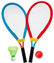 Jumbo Raket Seti Tenis/Badminton