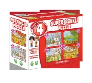 Mevsimler Süper Renkli Puzzle Çocuk Marketi