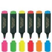 Faber Castell Fosforlu Kalem 6 Renk+2 Yazı Araçları ve Kalemler