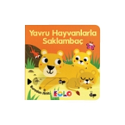 Sürgülü Kitap Yavru Hayvanlarla Saklambaç Bebek Kitapları ve Eğitim Kartları