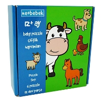 Baby Puzzle - Çiftlik Hayvanları 12+ Ay